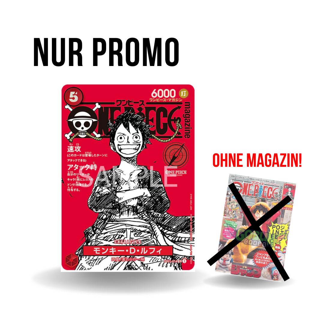 One Piece Promo – Monkey D. Luffy ST21-014