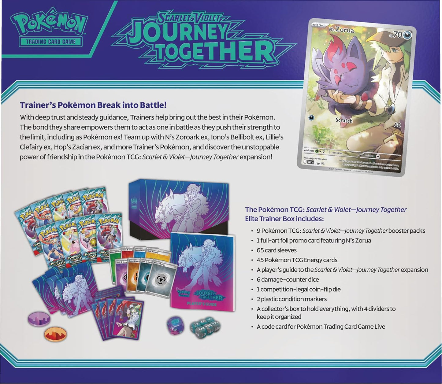 Pokémon TCG: Journey Together - Elite Trainer Box EN