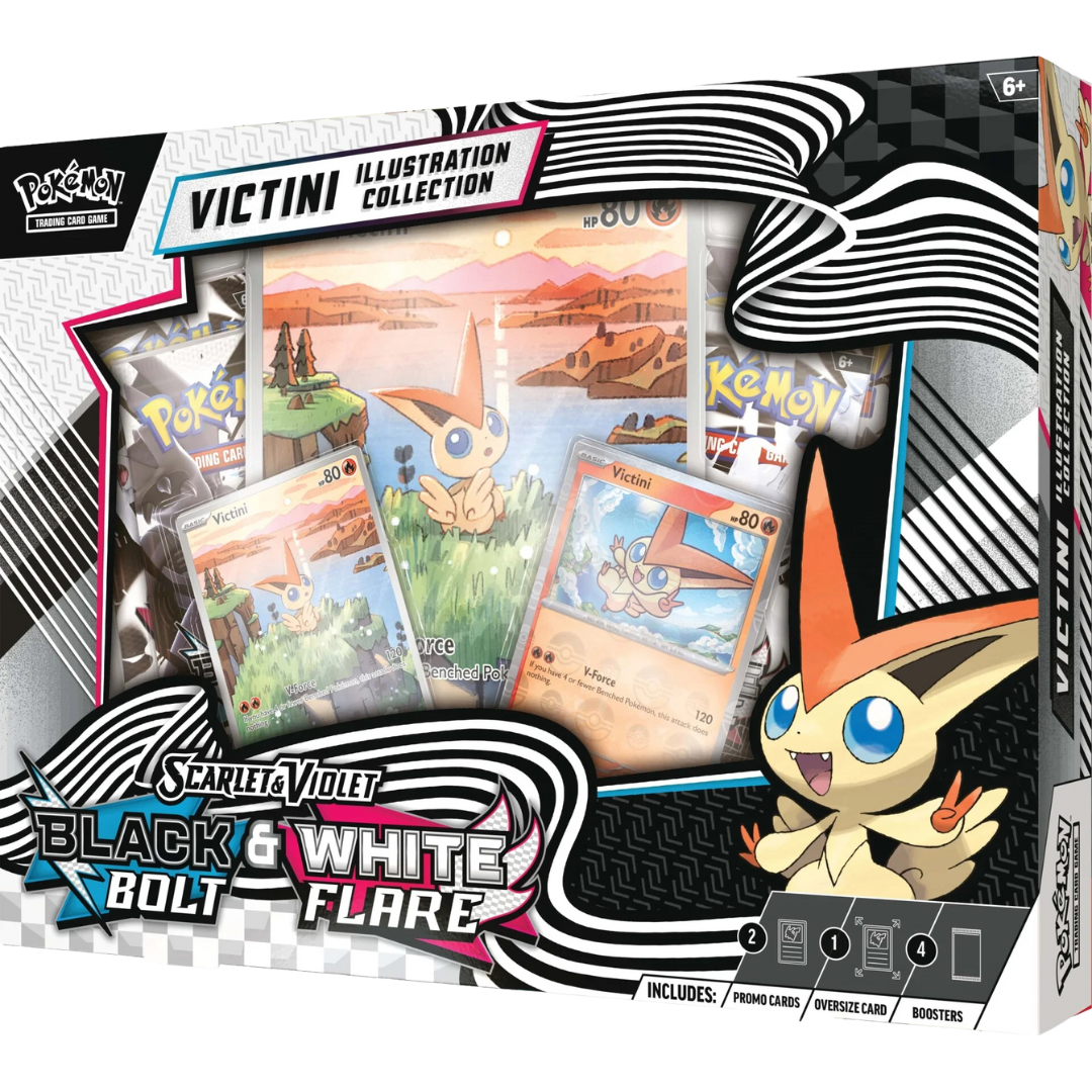 Pokémon Black Bolt & White Flair Victini Illustration Collection EN