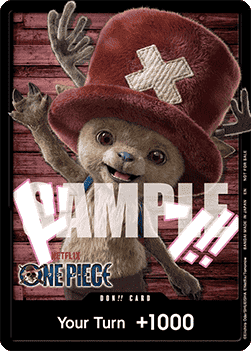 One Piece DON!! Netflix Chopper Promo Karte Sealed – JP