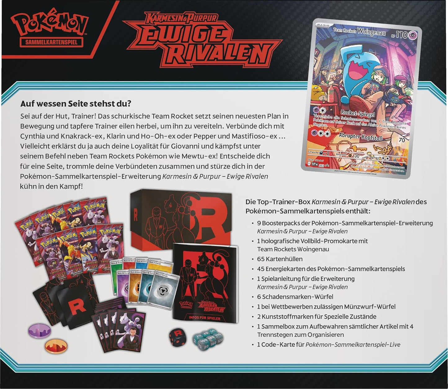 Pokémon TCG: Ewige Rivalen - Top Trainer Box / TTB - DE