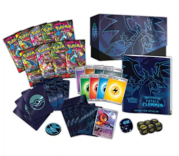 Pokémon TCG: Fatale Flammen - Top Trainer Box / TTB DE