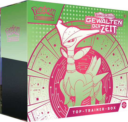 Pokémon TCG: Gewalten der Zeit - Top Trainer Box - DE Eisenblatt