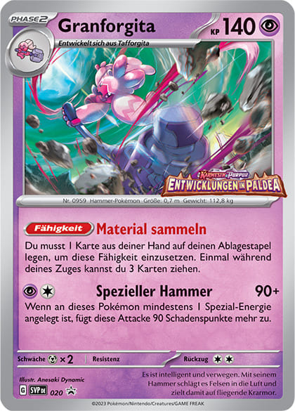 Pokemon Sealed Deck Entwicklungen in Paldea Pre Release DE