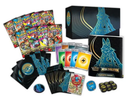 Pokémon TCG: Mega Entwicklung- Mega Lucario - Top Trainer Box / TTB DE