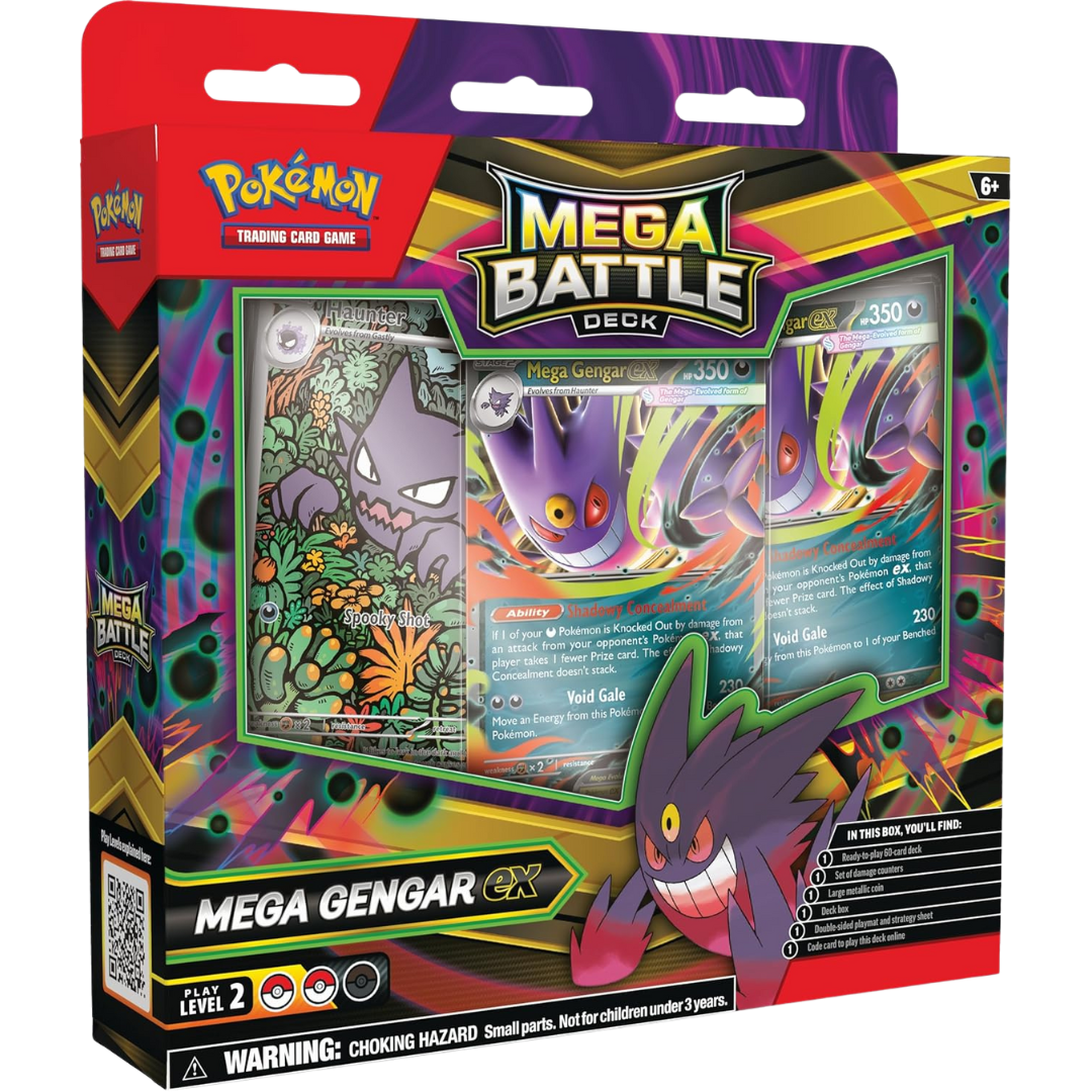 PKM Kampfdeck Mega Gengar ex / Mega Diancie ex DE