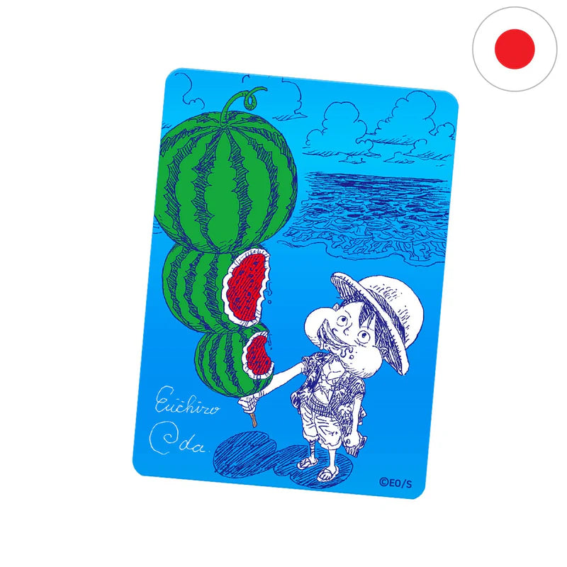 One Piece NatsuComi 2026 Watermelon Luffy Metallic Promo – JP