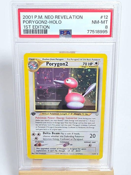 PSA 8 2001 Porygon2 1st E…ion Neo Relelation EN 12