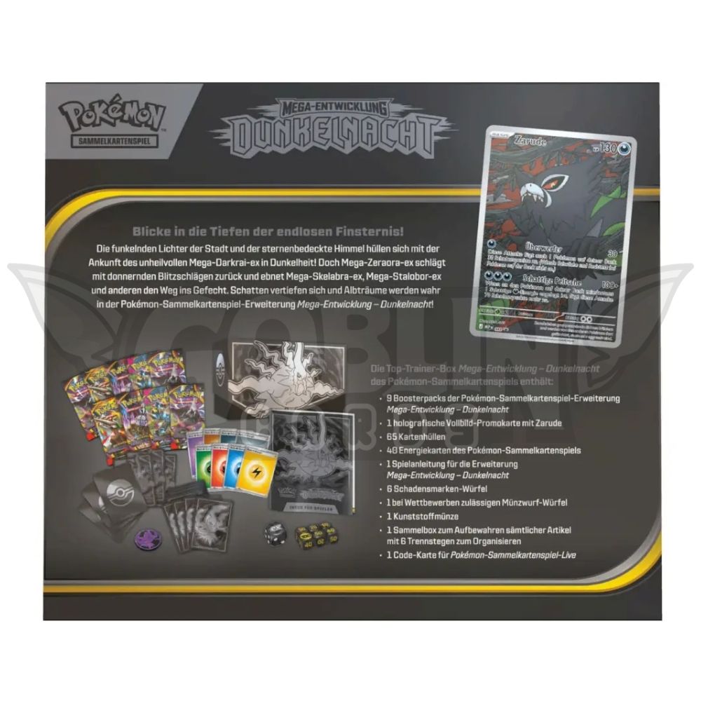 Pokémon Dunkelnacht Top Trainer Box TTB | Deutsch DE