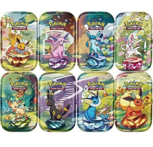 Pokemon Prismatische Entwicklungen Mini Tin Zufällige Auswahl DE