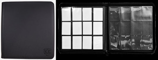 TCG GURU - 12er Pocket Zipper Binder Xenon Black