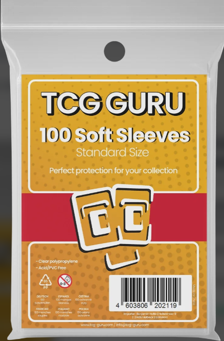 TCG Guru – Soft Sleeves Standard Size (100 Sleeves)