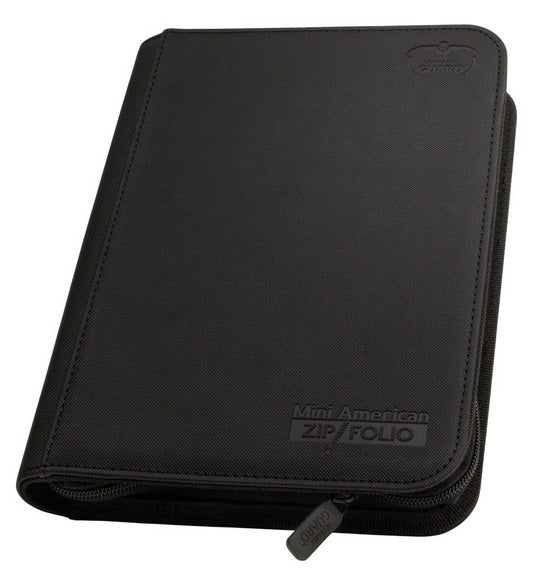 Ultimate Guard Mini American 9-Pocket Zipfolio XenoSkin Schwarz