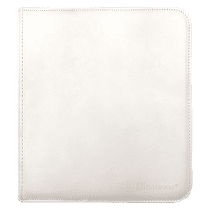 Ultra Pro 12-Pocket Zippered Pro-Binder White | 480 Karten
