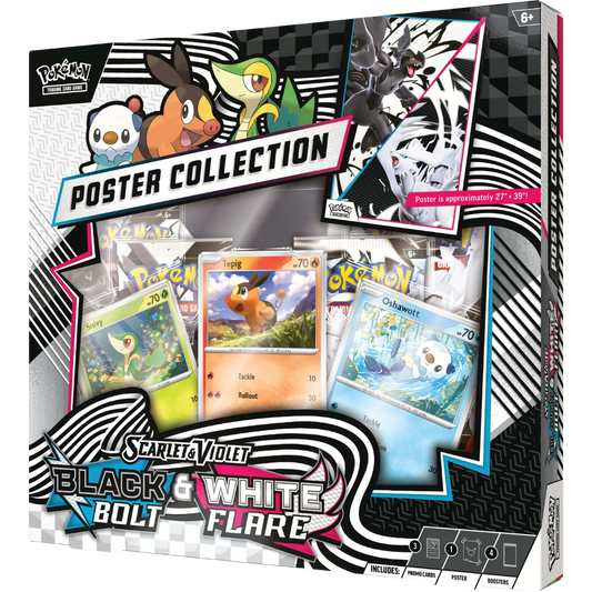Pokémon Black Bolt & White Flair Unova Poster Collection