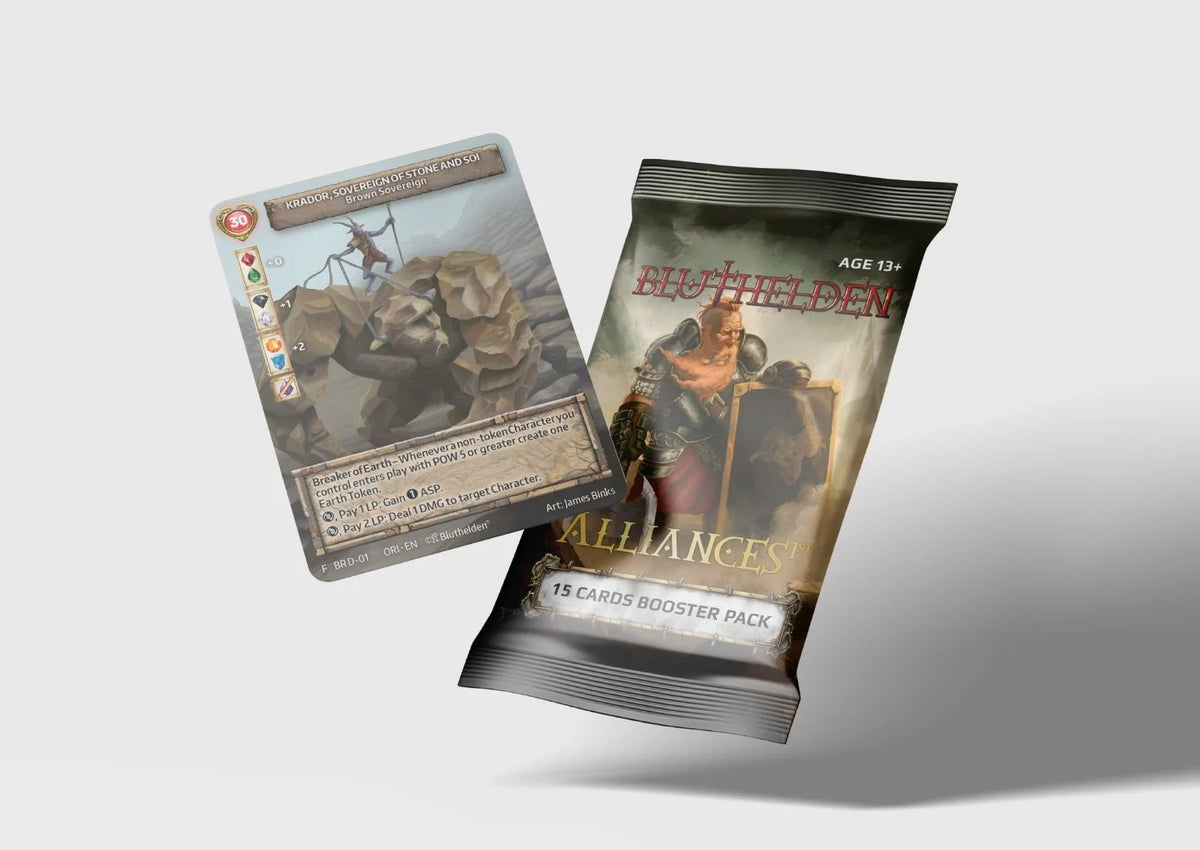 Bluthelden | 2nd Edition Alliances Booster Display | Englisch EN