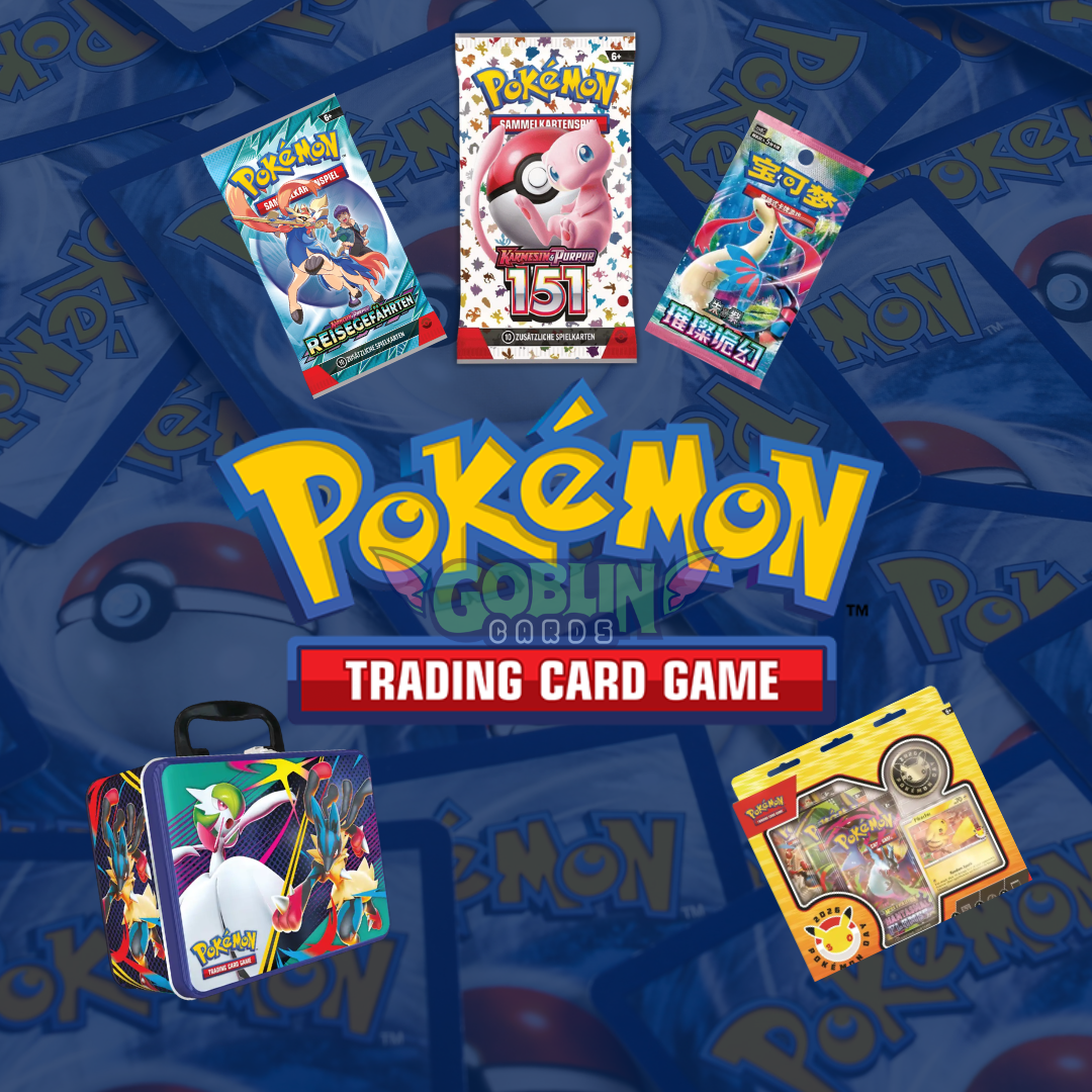 Pokémon Karten kaufen – Booster, Displays und TCG Produkte bei GoblinCards Deutschland Stuttgart