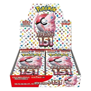 Pokemon 151 Japanisch Display ohne Folie