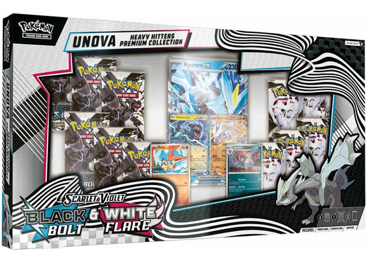 Pokemon Heavy Hitters Premium Collection/ Kollektion, Scarlet-Violet, Black-Bolt, 2025 Costco Exclusiv bei GoblinCards.shop