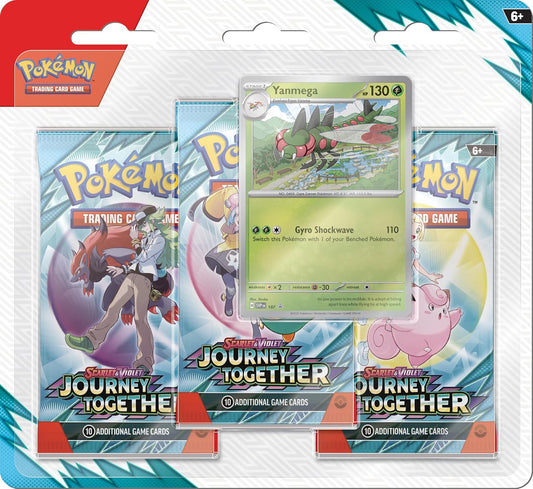 Pokemon Journey Together 3er Blister Yanmega EN