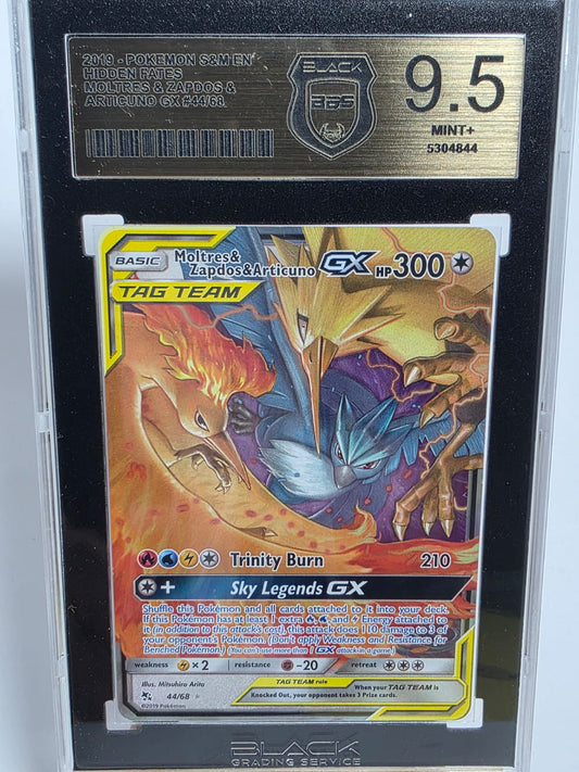 BGS 9.5 2019 Moltres Zapd…no GX Hidden Fates EN 44