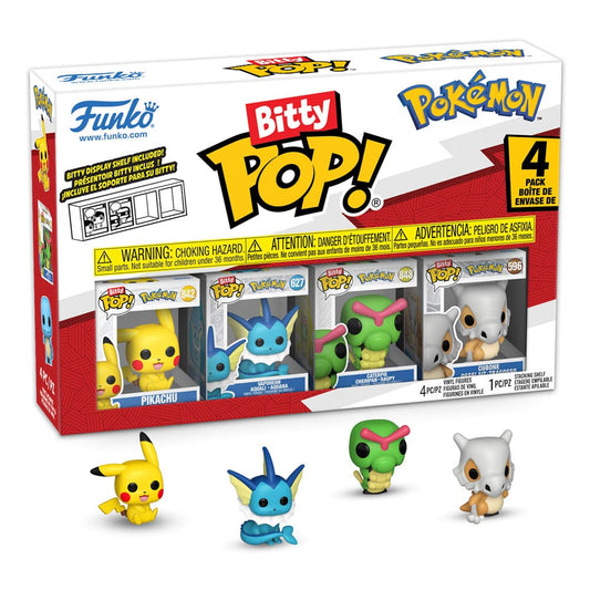 Bitty POP - Pokémon - Series 1 4er-Pack