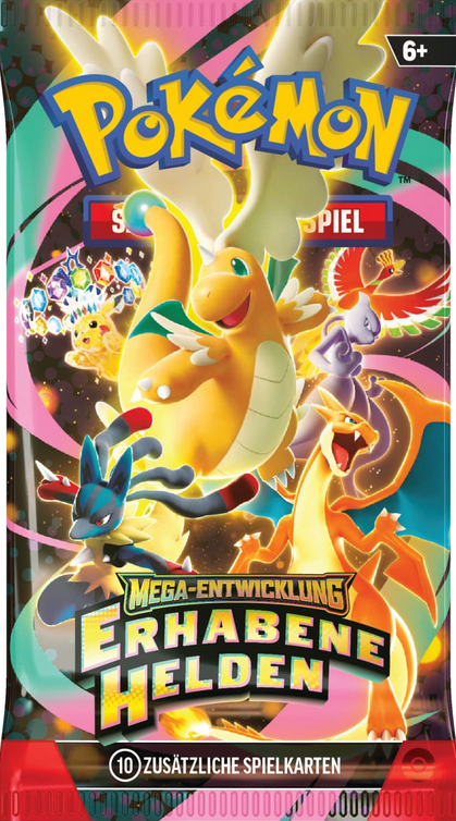 Pokémon Erhabene Helden Booster – Deutsch