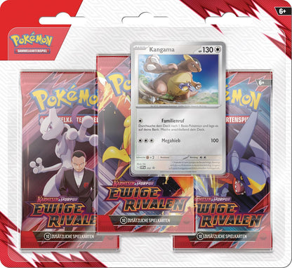 Pokemon Ewige Rivalen 3er Blister Kangama/Zebritz DE