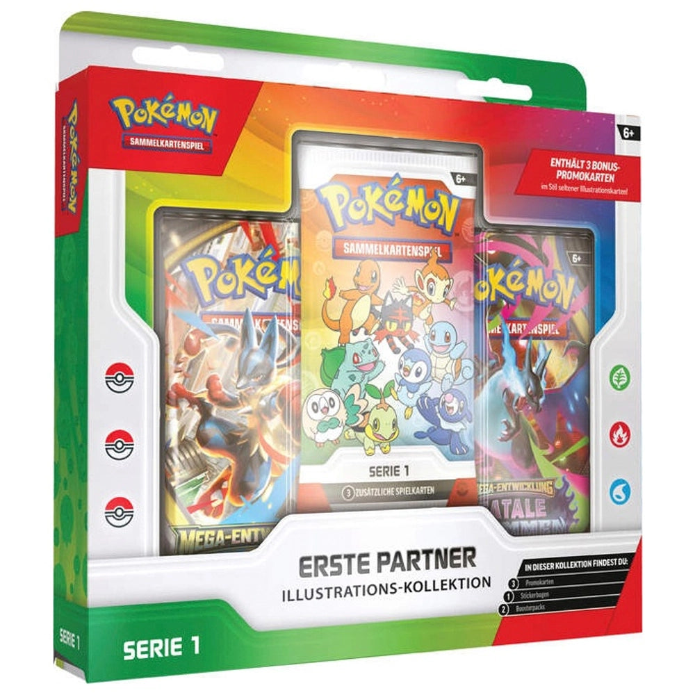 Pokémon Erste Partner Illustrations-Kollektion Serie 1 – Deutsch