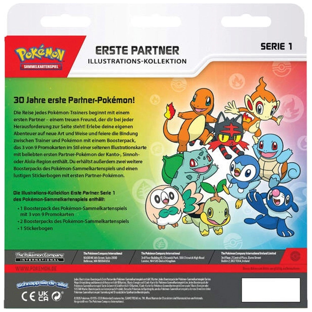 Pokémon Erste Partner Illustrations-Kollektion Serie 1 – Deutsch