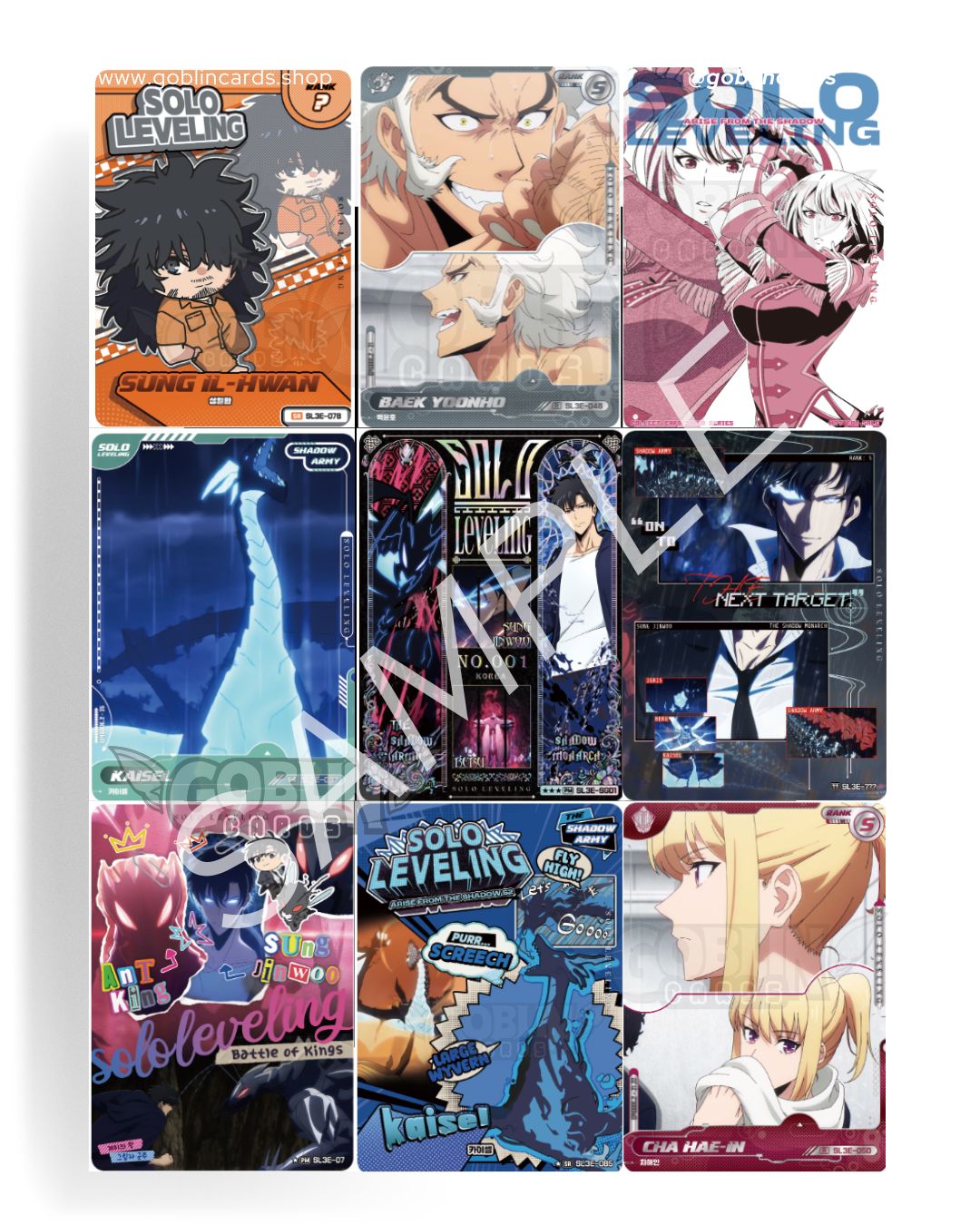 Solo Leveling TCG Vol.3 Collect Card 3er Boosterbundle | KR
