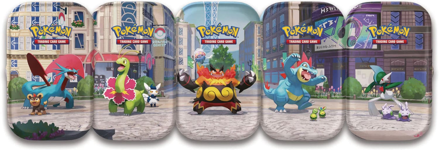 Pokémon Illumina City Mini Tin – Zufällige Auswahl DE