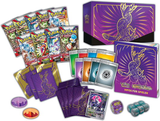 Pokémon TCG: Karmesin & Purpur - Top Trainer Box - DE Miraidon