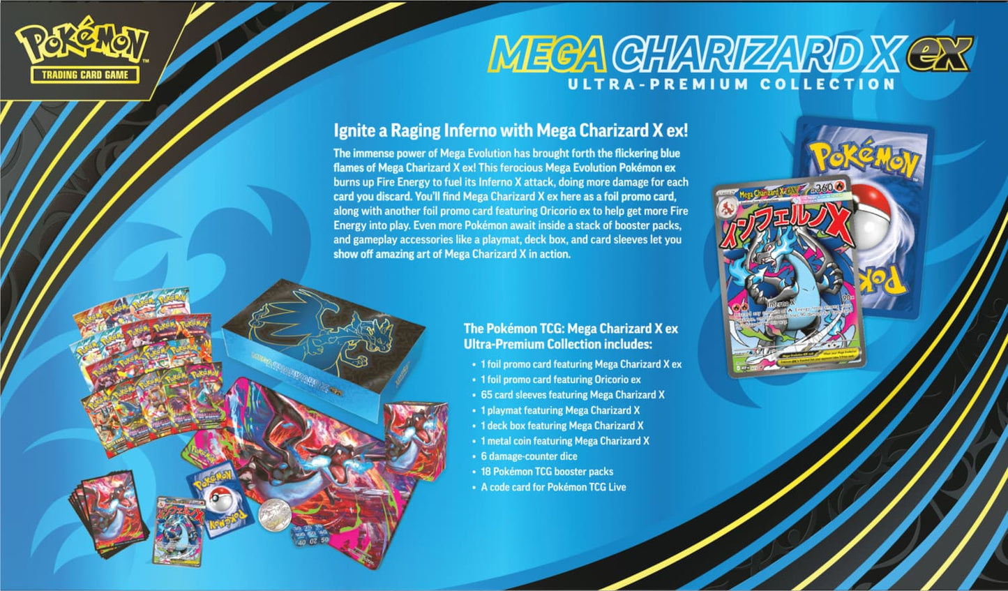 Pokémon – Mega Charizard X ex Ultra-Premium Collection Englisch