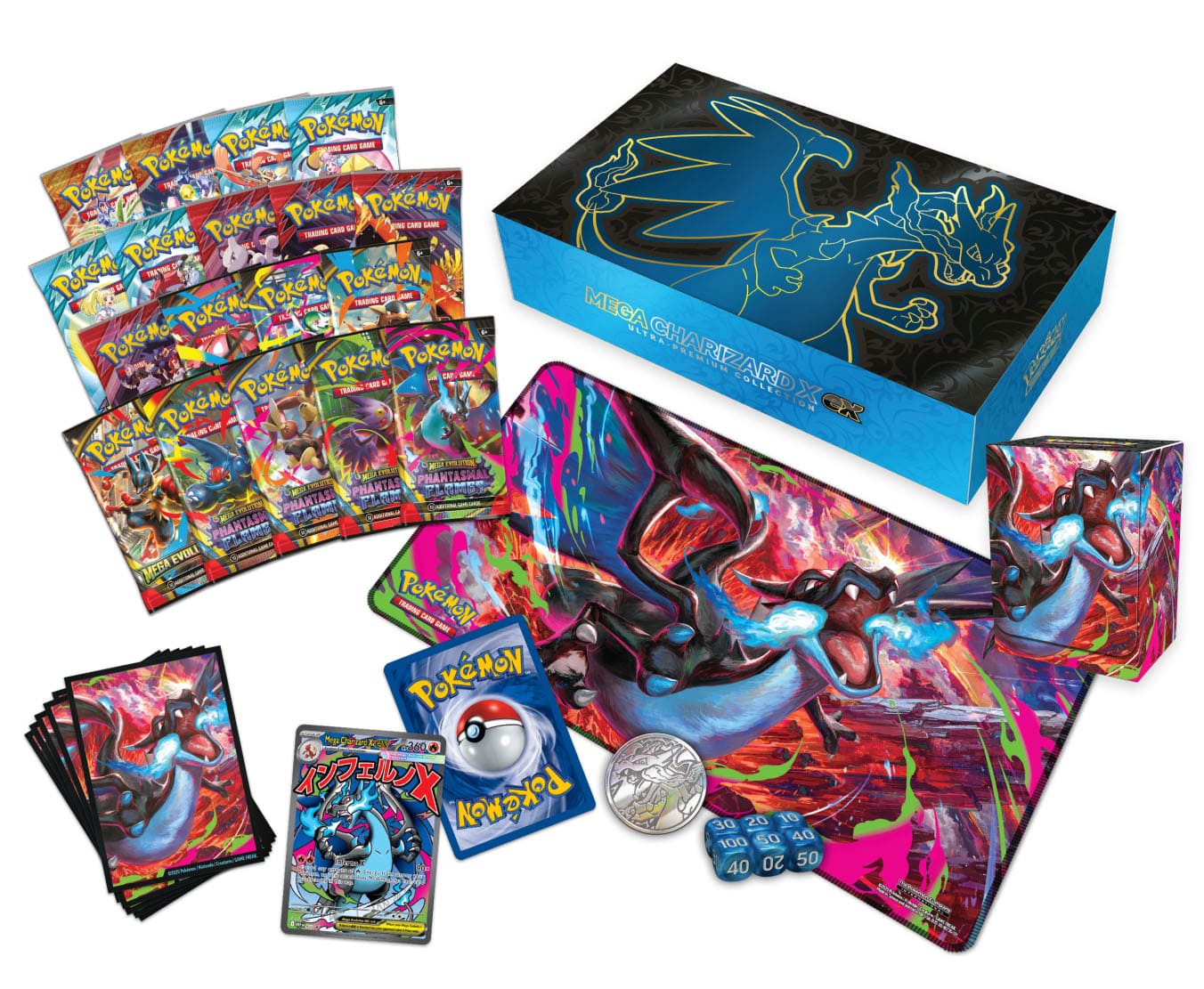 Pokémon – Mega Charizard X ex Ultra-Premium Collection Englisch