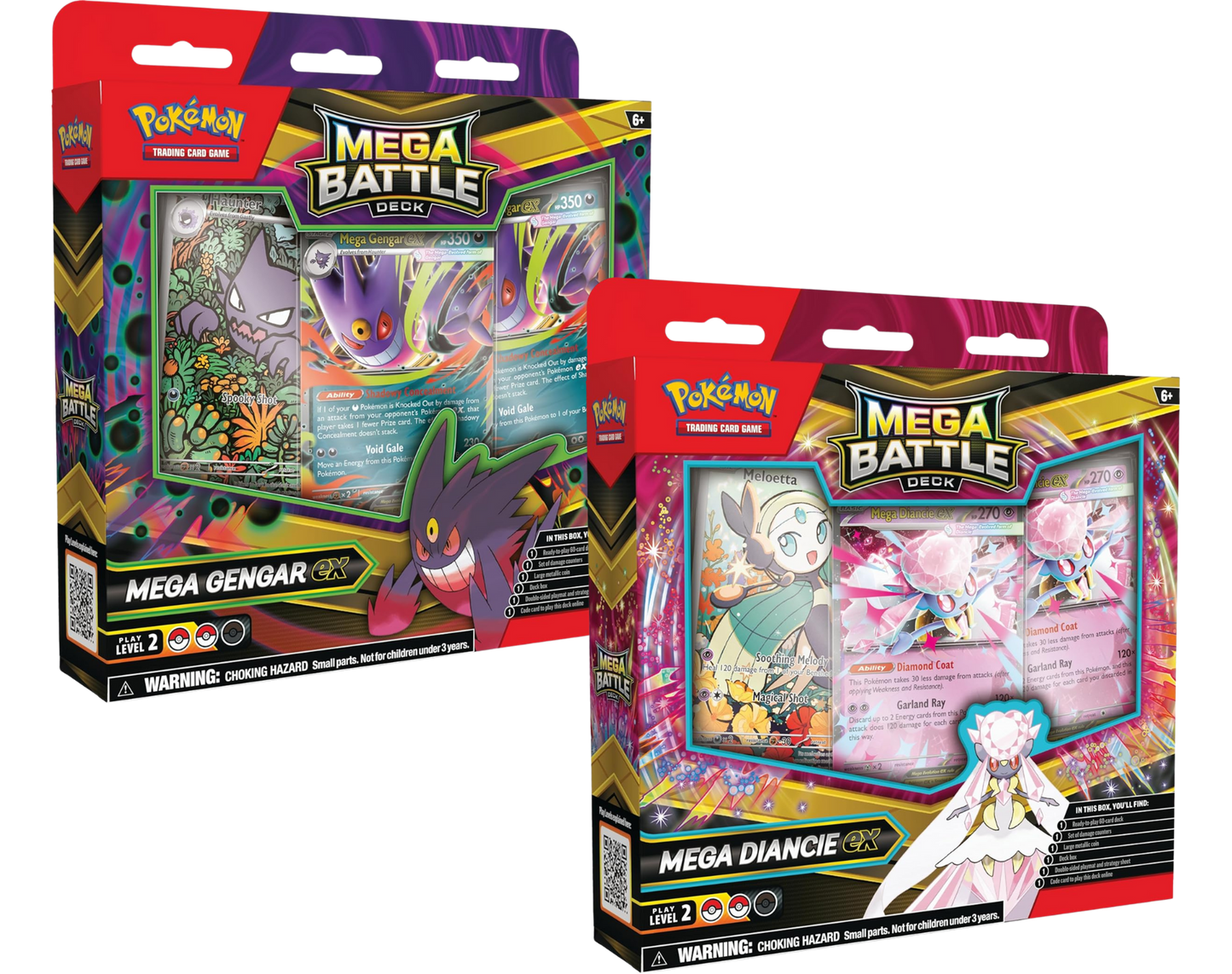 PKM Kampfdeck Mega Gengar ex / Mega Diancie ex DE