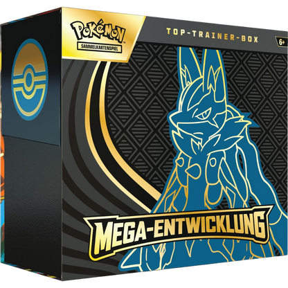 Pokémon TCG: Mega Entwicklung- Mega Lucario - Top Trainer Box / TTB DE