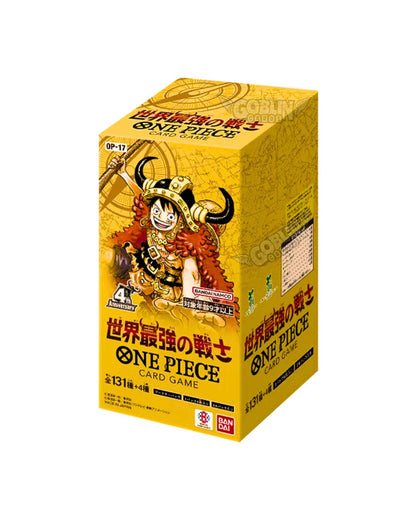 PR-ORDER - One Piece | OP 17 The World’s Strongest Warriors Booster Display | Japanisch JP