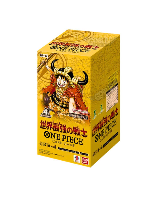 PR-ORDER - One Piece | OP 17 The World’s Strongest Warriors Booster Display | Japanisch JP