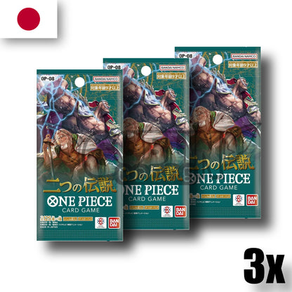 One Piece Two Legends (OP-08) 3er Boosterbundle | JP