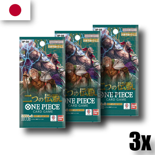 One Piece Two Legends (OP-08) 3er Boosterbundle | JP