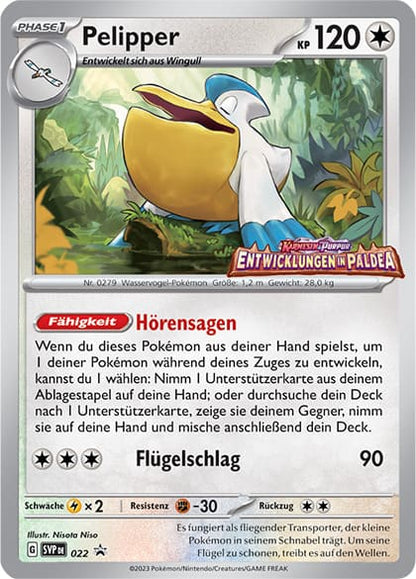 Pokemon Sealed Deck Entwicklungen in Paldea Pre Release DE