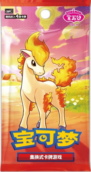 Pokémon Card Gem Pack Vol.4 Display Booster Box – Chinesisch