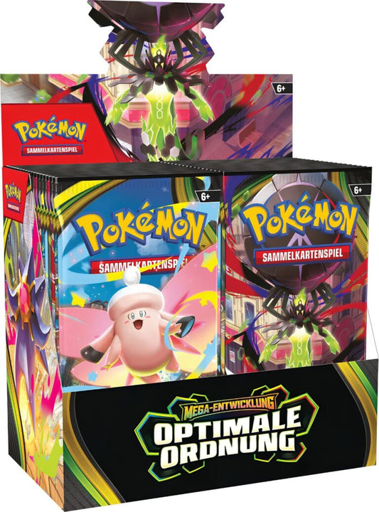 Pokémon Optimale Ordnung Display 36 Booster – Deutsch