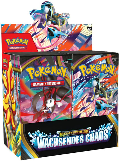 Pokémon Wachsendes Chaos Display Booster Box – Deutsch