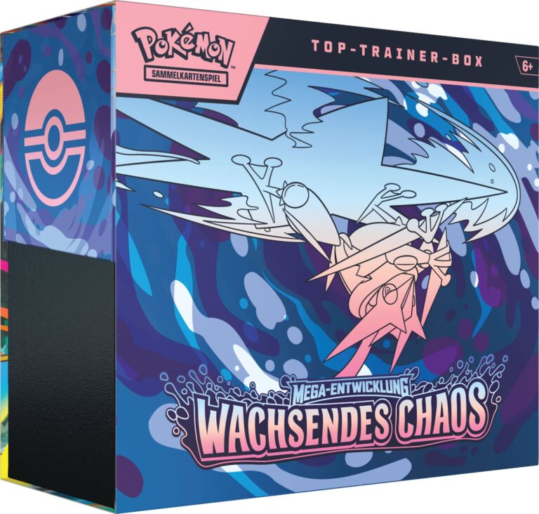 Pokémon Wachsendes Chaos Top Trainer Box TTB – Deutsch