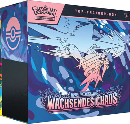 Pokémon Wachsendes Chaos Top Trainer Box TTB – Deutsch