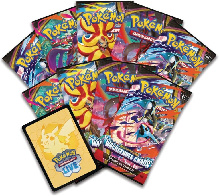 Pokémon Wachsendes Chaos Top Trainer Box TTB – Deutsch