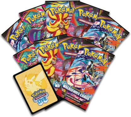 Pokémon Wachsendes Chaos Top Trainer Box TTB – Deutsch