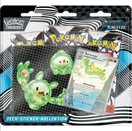 Pokémon Karten Tech-Sticker-Kollektion Karmesin & Purpur - Schwarze Blitze